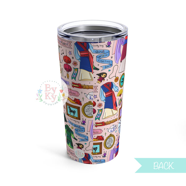 Mulan Princess Tumbler 20oz – By Ky Studios