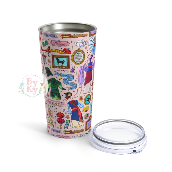 Mulan Princess Tumbler 20oz – By Ky Studios