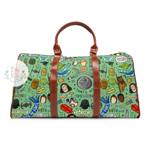 PREORDER: Mickey Doodle Waterproof Duffle Bag