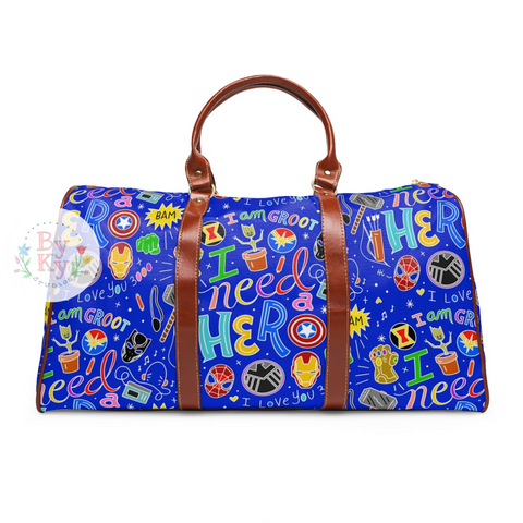 PREORDER: Princess Icons Waterproof Duffle Bag