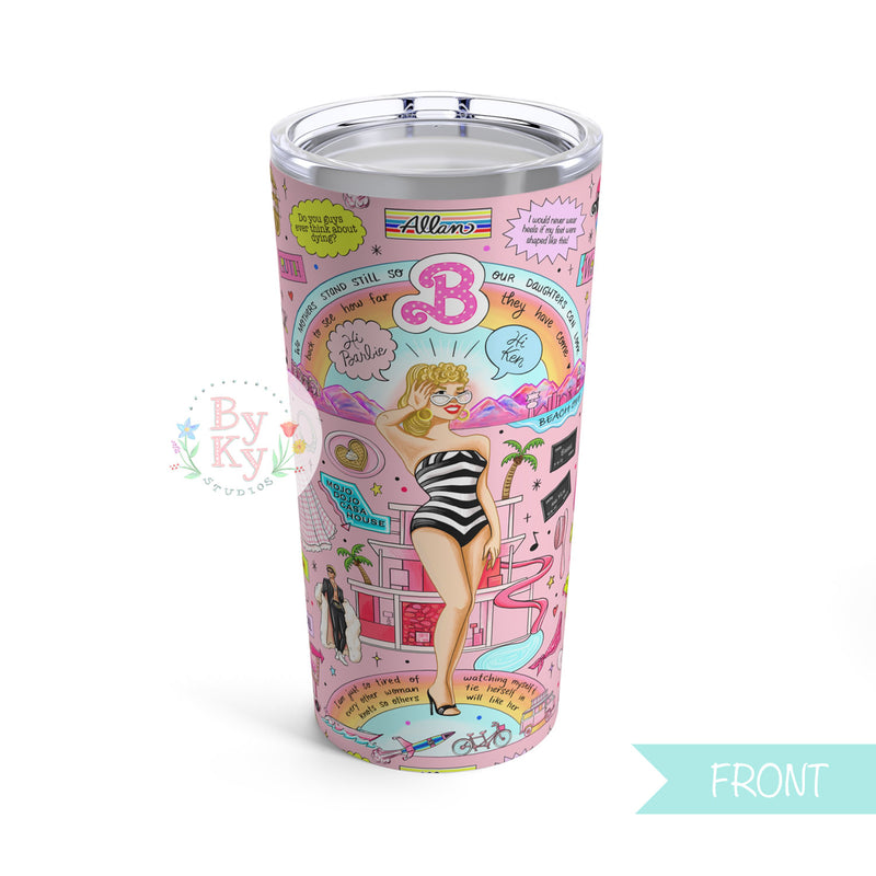 Barbie Movie Tumbler 20oz