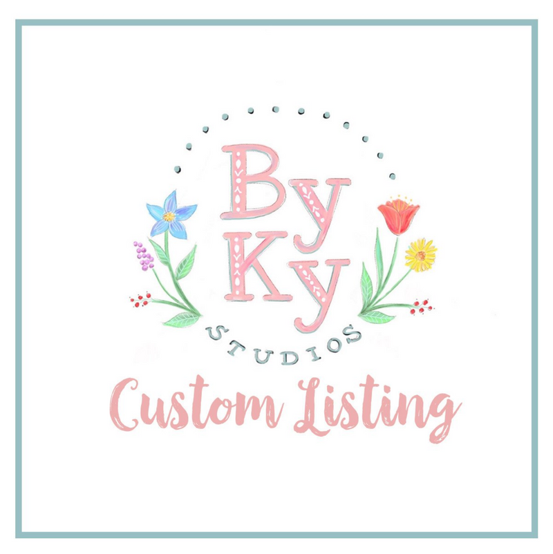 Custom Listing for Amy