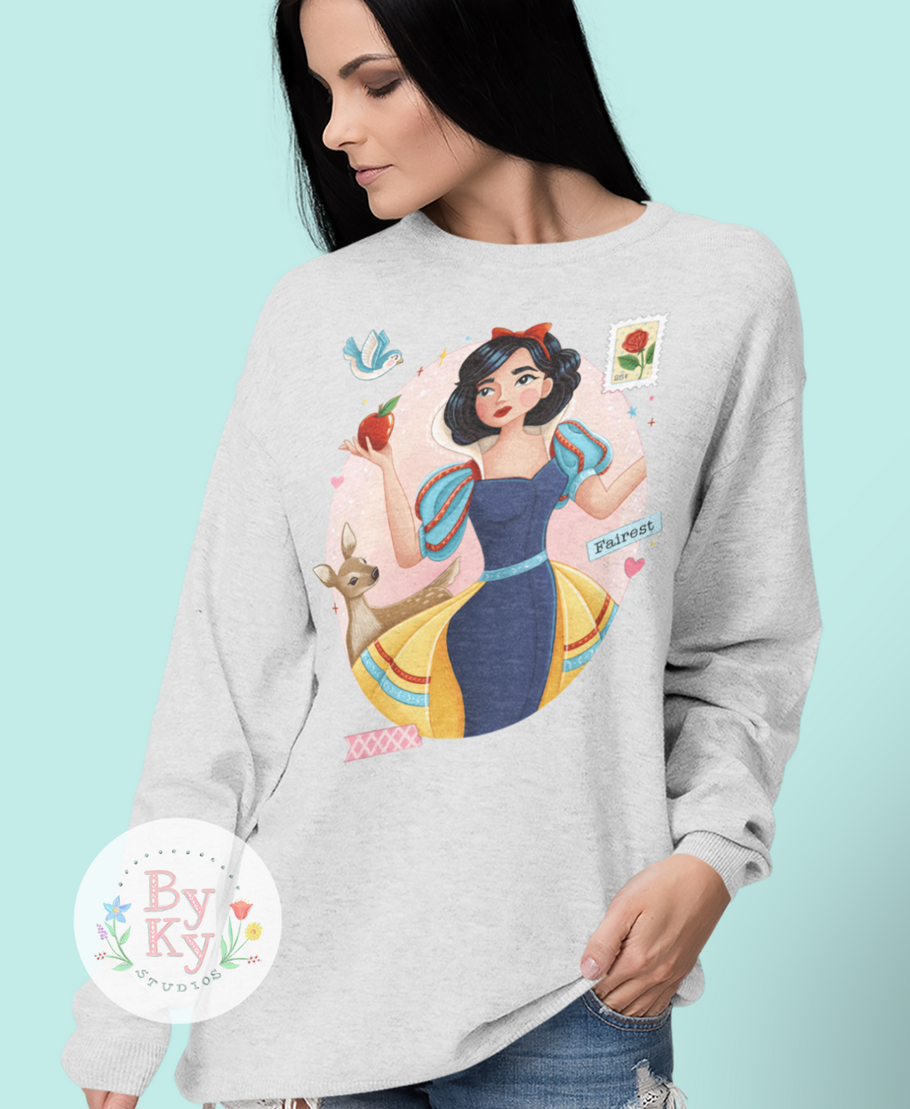Fairest Snow White Unisex Sweatshirt