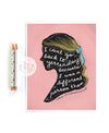Bright Young Women Quote Art Print