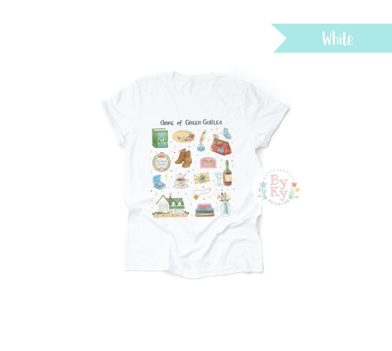 Anne of Green Gables Doodle Unisex Tee