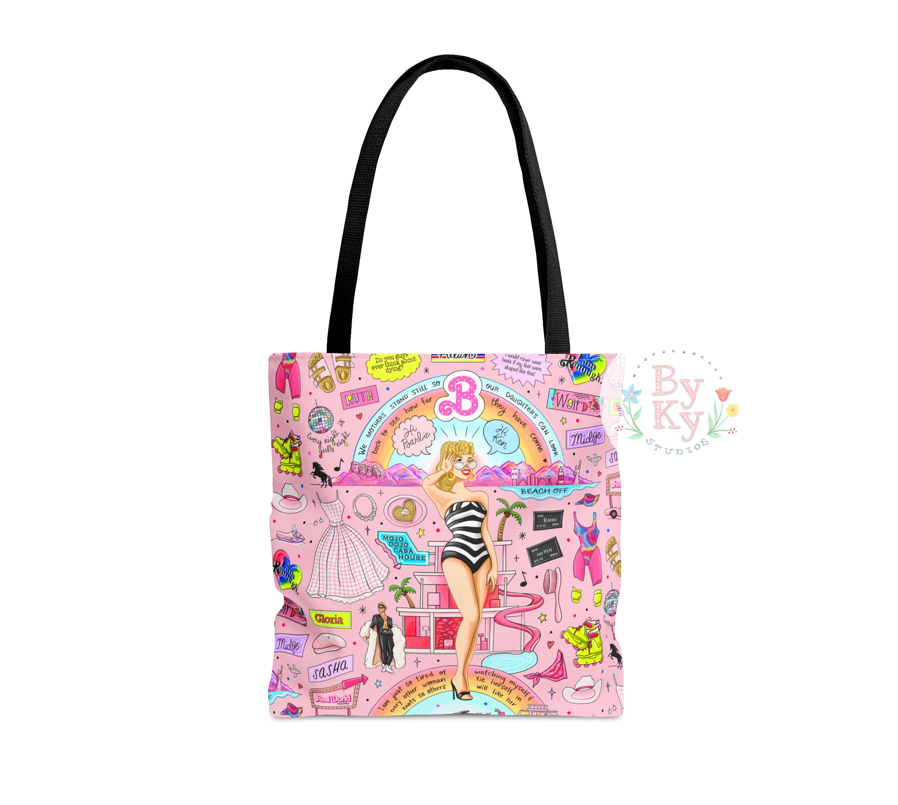 Barbie tote hotsell bag