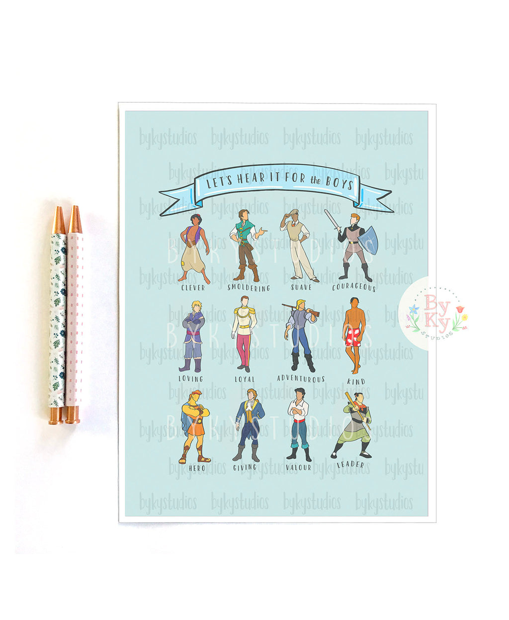 Let's Hear it for the Boys Art Print