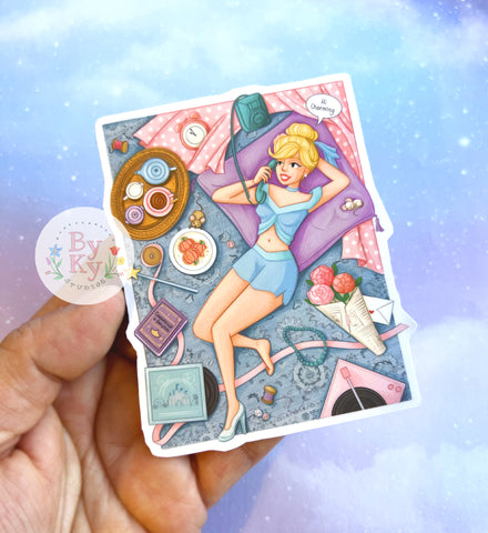 Cinderella's Carriage Vinyl Sticker