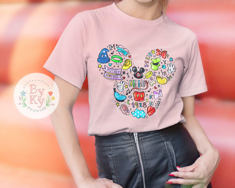 Fab Five Mickey Unisex Tee