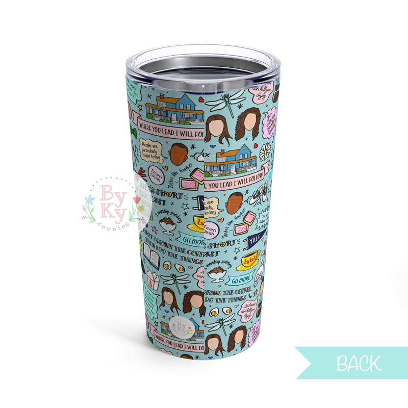 Gilmore Girls Skinny Stainless Steel Tumbler 20, 25 or 30 oz with Lid – The  Leveret Loft
