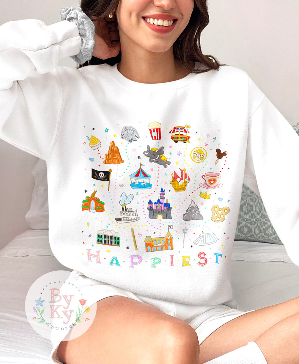 Happiest Theme Park Unisex Sweatshirt