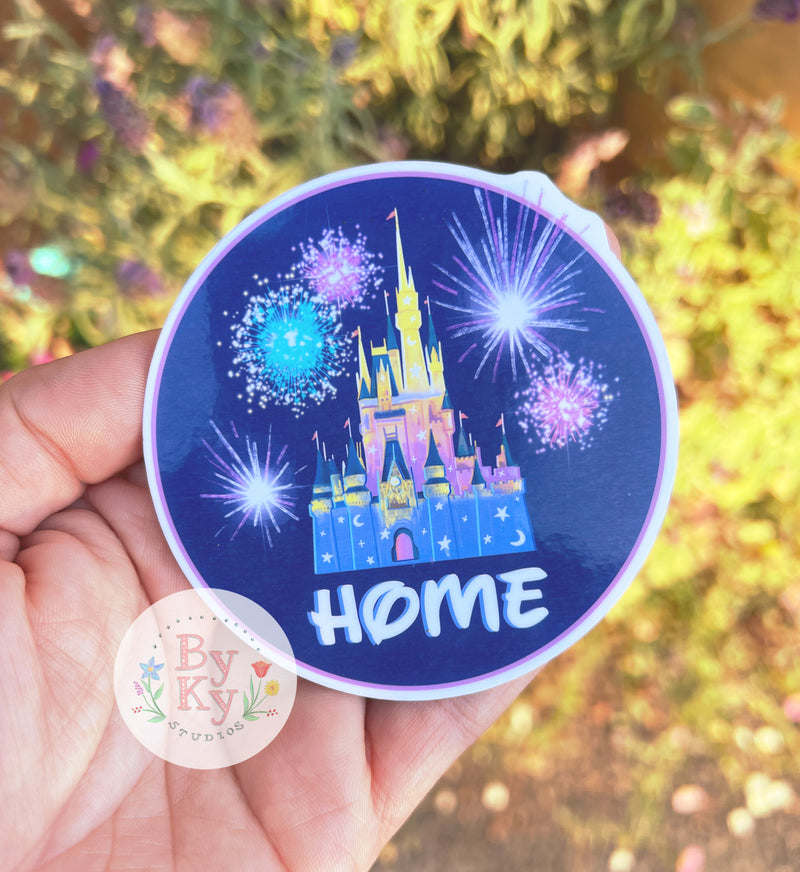 Castle Home Vinyl Sticker