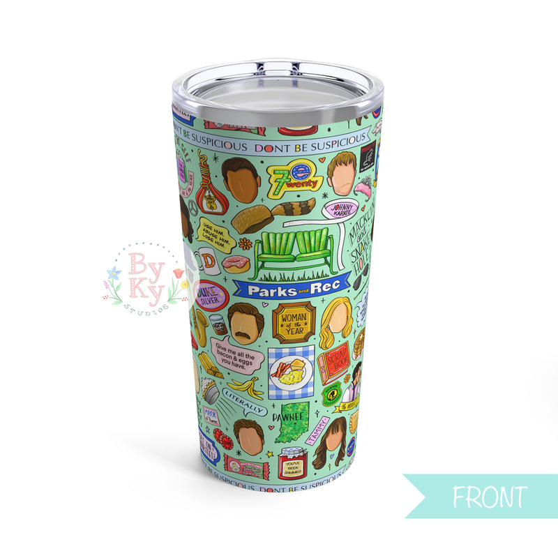 Parks and Rec Tumbler 20oz – By Ky Studios