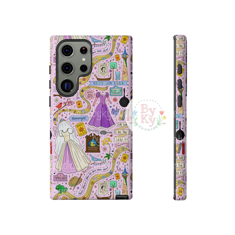 Rapunzel Princess Tough Phone Cases