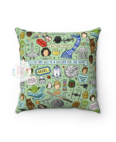 Mickey Doodle Throw Pillow