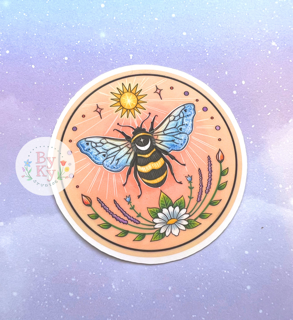 Sun Bee Vinyl Sticker
