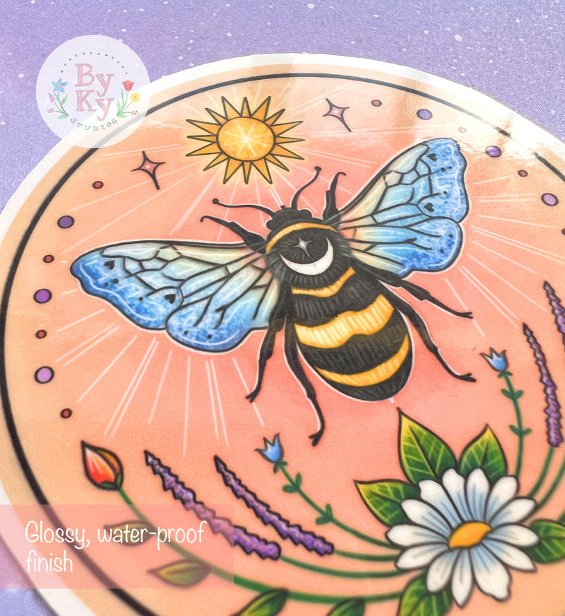 Sun Bee Vinyl Sticker