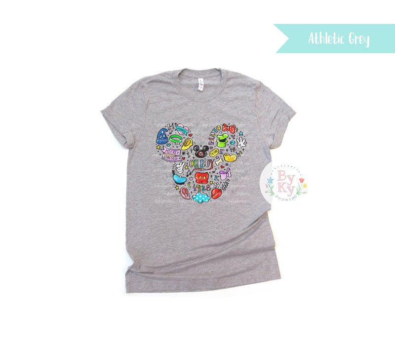 Fab Five Mickey Unisex Tee