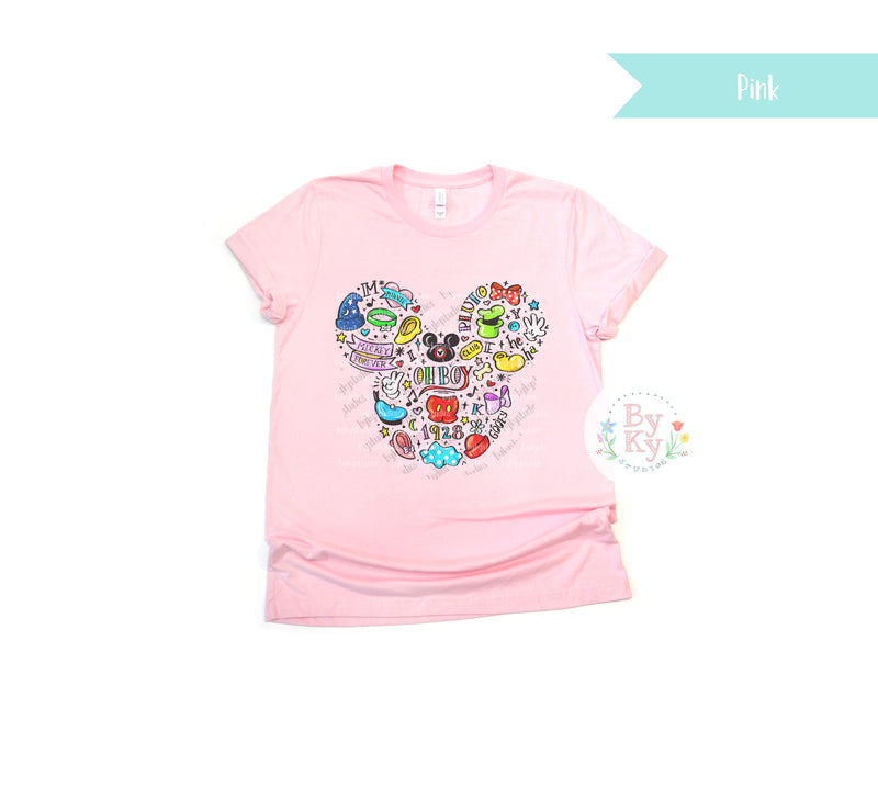 Fab Five Mickey Unisex Tee