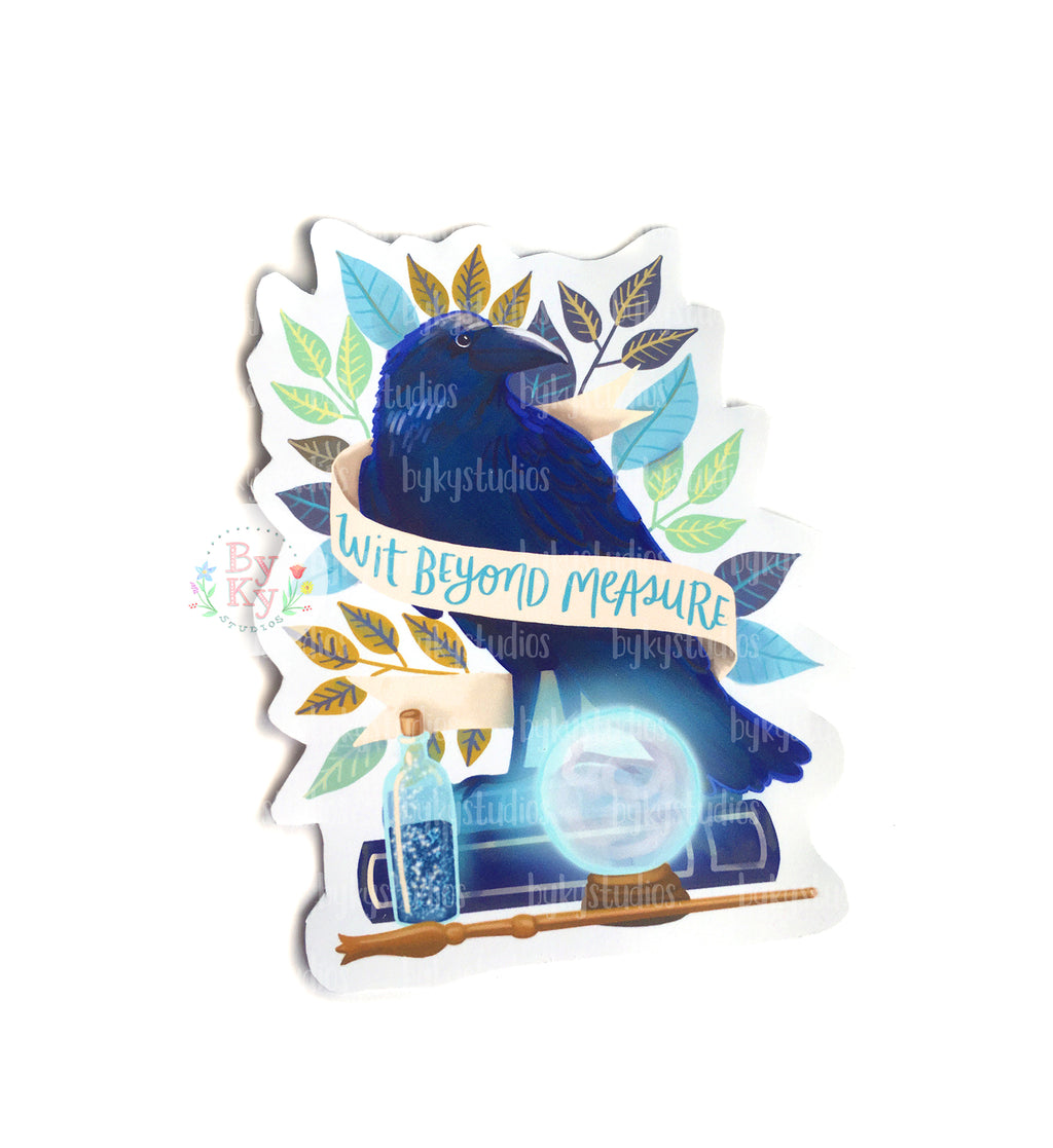 Ravenclaw Raven Vinyl Sticker